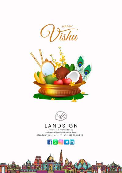 Wishing everyone a happy Vishuu... 

 #vishu  #landsigninteriors  #Kollam  #InteriorDesigner  #HouseDesigns