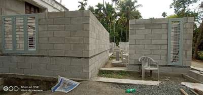 Autoclaved Aerated Cement Blocks 
aac ലൈറ്റ് വൈറ്റ് bricks
work