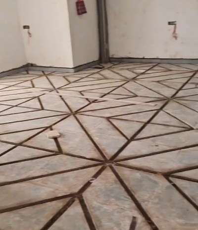 Kota Stone work with Grooving at stilt floor!💯