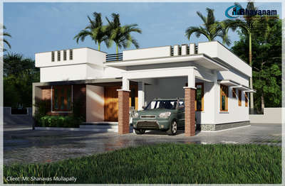 Proposed residence for shanavas mulapally karulai, 1200 sqft home