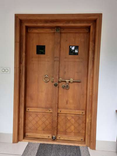 teak Wood front door