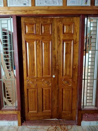 main door sealer finish... vadakara site...