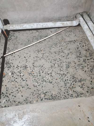 waterproofing coating se pahle cleaning ki gai