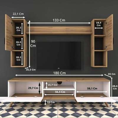 tv unit dimension