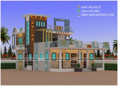 Project for Mr Gajendra G  #  Mohanwadi Nawalgarh
Design by - Aarvi Architects (6378129002)