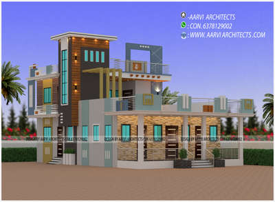 Project for Mr Gajendra G  #  Mohanwadi Nawalgarh
Design by - Aarvi Architects (6378129002)