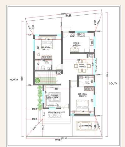 4bhk residential plan#2040sqft#4.6 cent plot#west facing plan#KSMART self certified permit approval#Empanelled licencee#panchayath#muncipality#corporation.