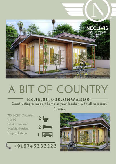 Budget Home For You 
NECLIVIS INFRATECH LLP 
📞 91 9745332222 

 #teamneclivis  #designandbuild  #archdaily  #AltarDesign  #HouseConstruction  #HomeDecor  #kerala_architecture