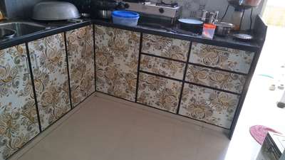 Aluminium low budget Kitchen  #lowcoast #KitchenIdeas #aluminiumkitchan