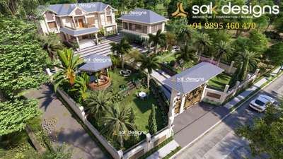 Bird's Eye View!!!

Where timeless Neoclassical elegance meets a lush, tropical sanctuary. 🏛️🌿 Every corner of this landscape is designed to complement the sophisticated lines of the home, creating a seamless transition from the grand entrance to the serene garden retreats. There’s a special kind of magic when the structured lines of neoclassical design meet the soft, organic flow of a lush landscape. 🌿✨

Premium Classical-Modern Concept Project - 6350 sqft, 4 Bed, Swimming Pool, Majlis, Gazebo, Workspace, Roof Garden, etc.

#neoclassicalarchitecture #LuxuryHomes #ExteriorDesign #neoclassicaldesign #neoclassical #courtyardhouse #courtyardhome #courtyardhousedesign #majlis #majlisdesign #porch  #architecturedesigns #Architect #Architectural&Interior #kerala_architecture #architecturedesigners #best_architect #bestexterior #modernhome #ultramodernhouse #moderndesign #modernarchitecture
#LandscapeGarden #LandscapeIdeas #LandscapeDesign #landscapedesigner