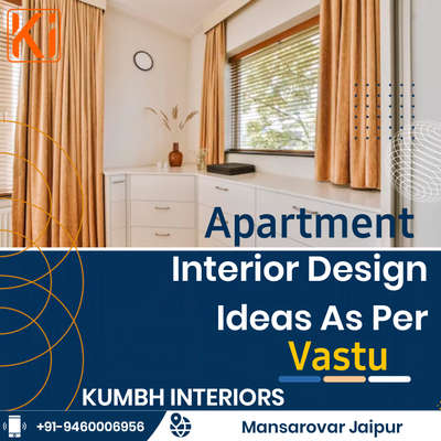 #InteriorDesigner #apartmentdesign #Architect #vasthuhomeplan #kumbhinteriors 
“Vastu plays a key role in the interiors of a home. It is believed that the arrangement of the interiors, will have an impact on the people living in the house. Based on the arrangements, positive and negative energies are developed, affecting the inhabitants. In today’s cramped urban scenarios, it is not always possible to decorate the interiors according to Vastu. Therefore, small changes can be made with the accessories, colours and furniture of the house, to make it Vastu compliant,”
for more information visit at us .kumbhinteriors.com
+91-9460006956