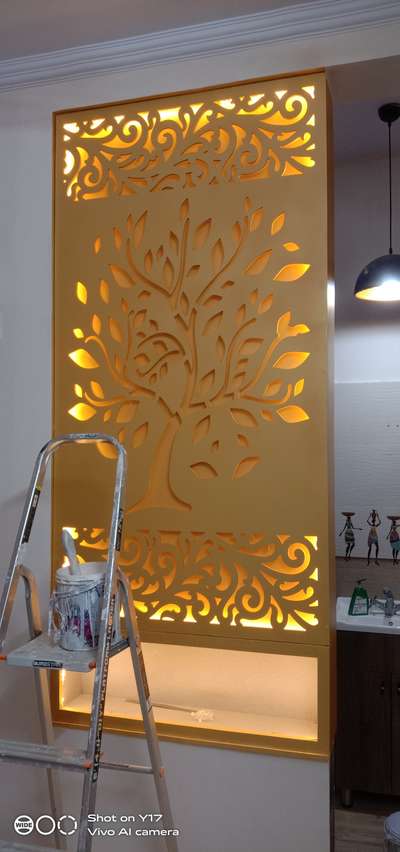 MDF jali Neo gold royale paint