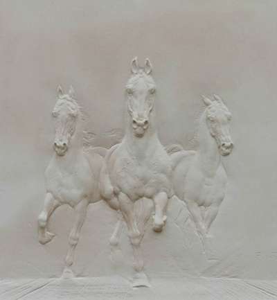 #horse#horse art# wall relief  #ai tings