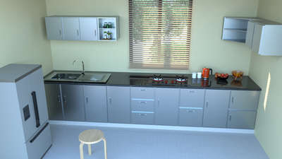 steel kitchen