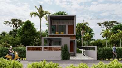 Budget home 
area       : 950 sqft
location : Chavakkad

A small house of area 950sqft includes sitout, living, dining, kitchen, work area, 
 2 bedrooms attached bathroom and balcony in a small narrow site of area 3.5 cent.   #bugethomes #ElevationHome #homedesigne #homedesignkerala #lowbudget #lowbudgethousekerala #lowcosthomes #Architect #architecturedesigns #architecturekerala #archkerala #best_architect #archituredesign #architecturedesigners #modernarchitecturedesign #modernminimalism #modernhome #modernhousedesigns #SmallHouse # #ernakulamhouse  #malappuramhomes  #palakkadhomes #calicuthomes #kottayamhomes