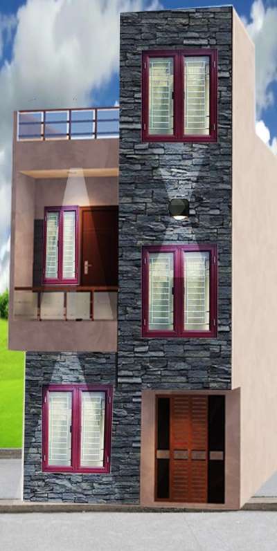 #architecturedesigns  #InteriorDesigner  #frontElevation  #Architectural&Interior  #HouseConstruction