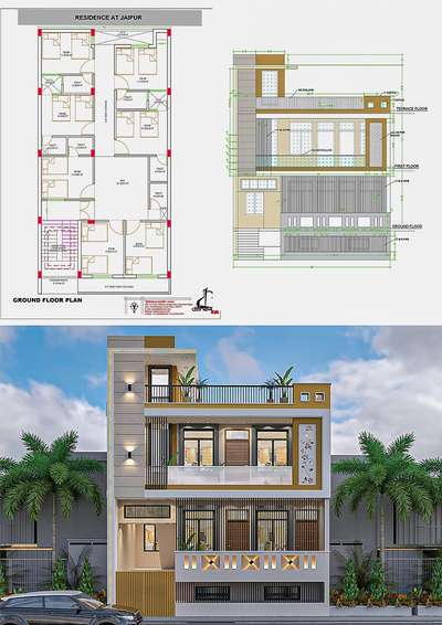 Pg design #HouseDesigns  #ElevationDesign  #3d  #exterior_Work