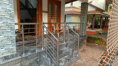 STAINLESS STEEL HANDRAIL WORKS  #GlassHandRailStaircase #stainless-steel #stainlesswindowgrill 
#handrailwork 
#handrailsteel 
#handrailing