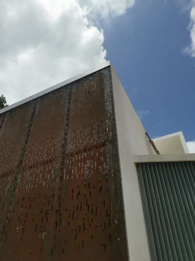 Cor-ten steel Facade cladding.
DM us for enquiries...