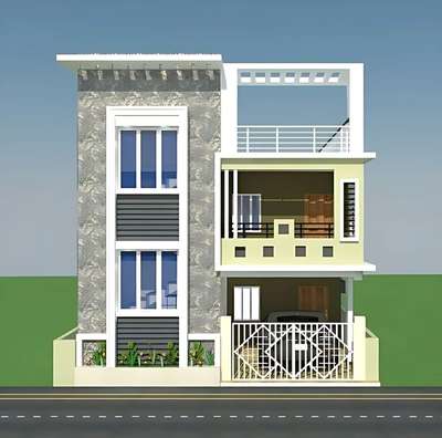 23ft front Elevation
We provide
✔️ Floor Planning,
✔️ Vastu consultation
✔️ site visit, 
✔️ Steel Details,
✔️ 3D Elevation and further more!
#civil #civilengineering #engineering #plan #planning #houseplans #nature #house #elevation #blueprint #staircase #roomdecor #design #housedesign #skyscrapper #civilconstruction #houseproject #construction #dreamhouse #dreamhome #architecture #architecturephotography #architecturedesign #autocad #staadpro #staad #bathroom