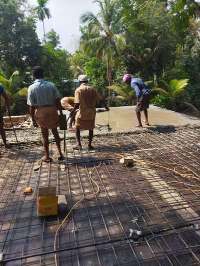 #Concrete mail slab site vaikam #