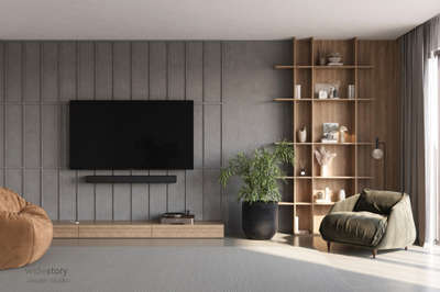 Tv unit design #InteriorDesigner #tvunitdesign #TVStand #bookshelf #WallDecors #Architectural&Interior