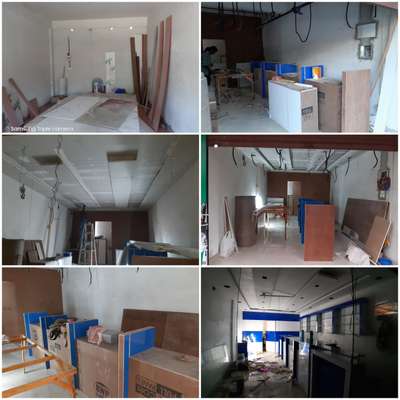 #showrooms #mobileshop #interiorpainting #CelingLights #GridCeiling #WallPainting #electricalwork