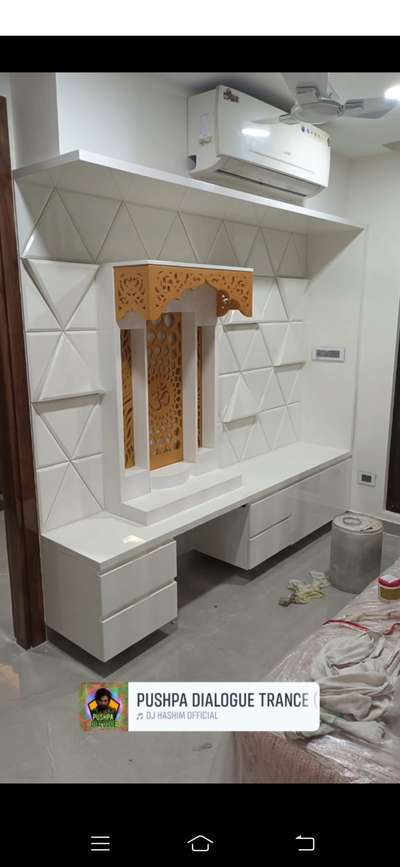 tample desin with cnc jali and duco finish