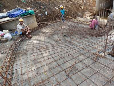 Rcc work for path way in under ground