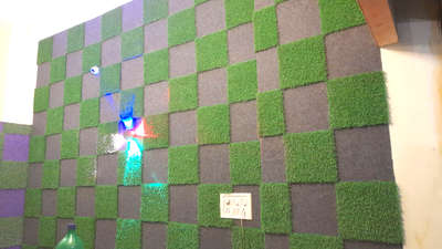 installation grass cafe  #indore