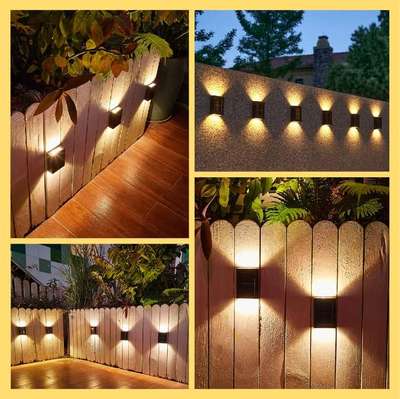 Epyz Solar Wall Light 2 LED UP and Down Illuminate Outdoor Sunlight Sensor Lamp IP65 Waterproof Modern Nordic Style Decor for Home Garden Porch [ Pack of 2]
for buy online link
https://amzn.to/3FMzy72
for more information  
watch video https://youtu.be/qq5MF74WIKw #solarlight