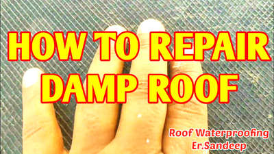 how to repair damp roof
#watrrproofing