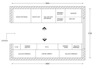 parallel kitchen