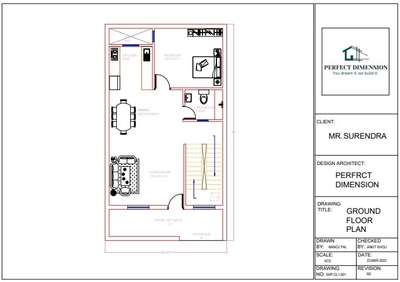 *2D floor plan*
1. Floor plan includes the proper spacing of rooms and other thing with exact dimension provided by clients.
2. Door and windows size with correct positions.
3. Staircase design and dimensions.
4. kitchen and bathroom drawings.
5. Ventilation system.
6. Furniture layout.