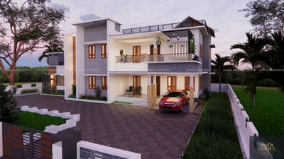 Exteior design done for mr.rouf at vadakara