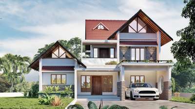 #KeralaStyleHouse #exteriordesigns #ElevationHome #dream #HomeAutomation