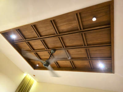 ceiling work for dining space 

veneer over wpc sheets  #ceilingworks  #kozhikode  #interior  #renovation