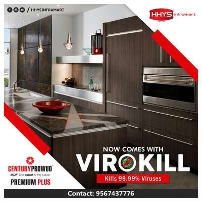✅ CENTURY PROWUD PREMIUM PLUS

Every Green Color MDF cannot be premium plus. Now comes with VIROKILL Kills 99.99 % Viruses. Century Prowud completely satisfies the every needs of a customer and offers unparalleled 5-year warranty on our Premium Plus range. Century Prowud can be used for making perfect durable furnitures in every shapes & sizes , also for your wonderful Interiors. 

Visit our HHYS Inframart showroom in Kayamkulam for more details.

𝖧𝖧𝖸𝖲 𝖨𝗇𝖿𝗋𝖺𝗆𝖺𝗋𝗍
𝖬𝗎𝗄𝗄𝖺𝗏𝖺𝗅𝖺 𝖩𝗇 , 𝖪𝖺𝗒𝖺𝗆𝗄𝗎𝗅𝖺𝗆
𝖠𝗅𝖾𝗉𝗉𝖾𝗒 - 690502

Call us for more Details :
+91 95674 37776.

✉️ info@hhys.in

🌐 https://hhys.in/

✔️ Whatsapp Now : https://wa.me/+919567437776

#hhys #hhysinframart #centuryprowud