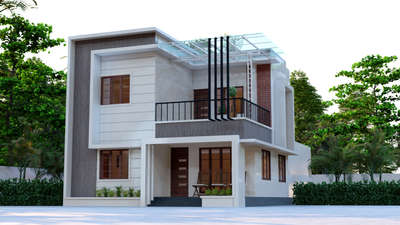 Proposed Two Storey villa @ Trissur