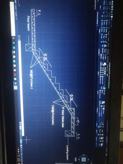 staircase reinforcement details #autocad  #civilcontractors  #CivilEngineer  #HouseDesigns  #StaircaseDesigns #Buildingconstruction