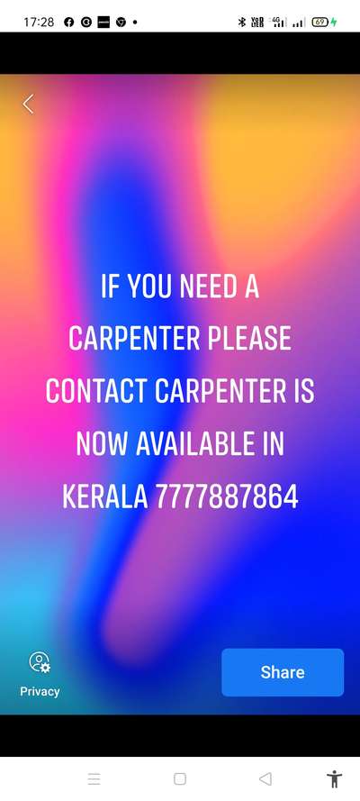 carpentar 7777887864 kerala