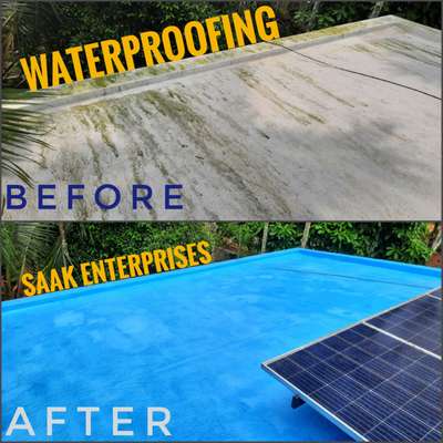 #epoxywaterproofing  #roofwaterproofing  #WaterProofing  #saak waterproofing con nbr 9809894226 , 8848109774
5 layer per sgft 62 
4 layer per sqft 56
3 layer per sqft 47
2 layer per sqft 39