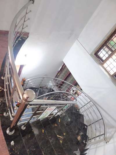 *stainless steel staircase *
labour + metirial and labour charge
2 type metirial available 
customer choice