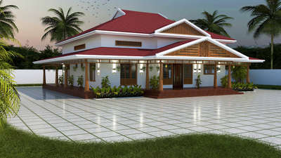 traditional single floor house #2 rs per sqft