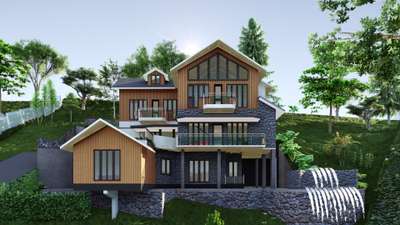 #3drenders #ElevationDesign #3D_ELEVATION #hill