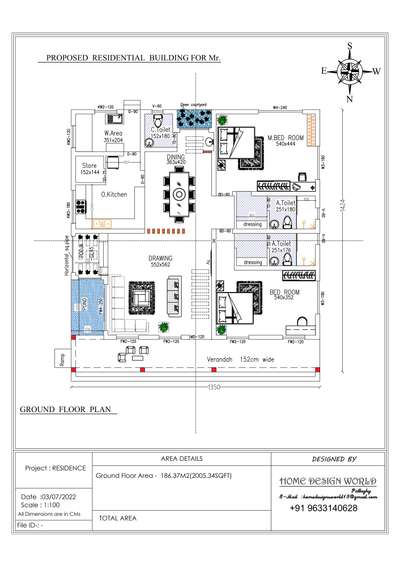 north facing 2005sqft plan