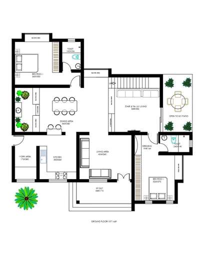Ground Floor 1571 SqFt