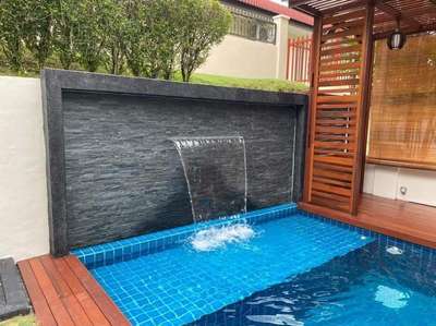 Skimmer Type pool with Water cascade


 #WaterProofings  #waterfeature #jacuzzi  #KeralaStyleHouse