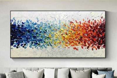 Canvas Abstract Texture Painting#homedecor#interior#indian#canvas#painting#wallart#beautiful #decorshopping