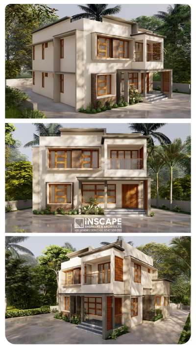 3D Elevation
.
.
.
 #ContemporaryHouse #ContemporaryDesigns #keralastyle #4BHKPlans #5bhk